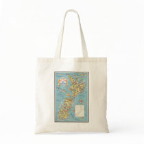 Vintage Travel Poster Ad Retro Prints Canvas Bag