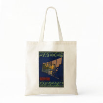 Vintage Travel Poster Ad Retro Prints Tote Bag