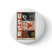 Vintage Travel Poster Ad Retro Prints Pinback Buttons