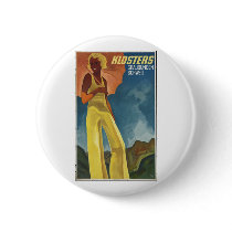 Vintage Travel Poster Ad Retro Prints Pinback Button