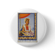 Vintage Travel Poster Ad Retro Prints Button
