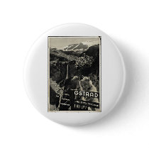 Vintage Travel Poster Ad Retro Prints Buttons