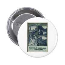 Vintage Travel Poster Ad Retro Prints Pinback Button