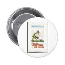 Vintage Travel Poster Ad Retro Prints Pinback Buttons