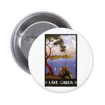 Vintage Travel Poster Ad Retro Prints Pinback Button