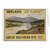 Vintage Travel Poster Ad Retro Prints Card