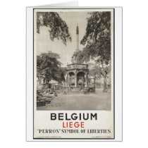 Vintage Travel Poster Ad Retro Prints Greeting Card