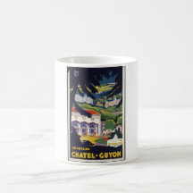 Vintage Travel Poster Ad Retro Prints Coffee Mugs