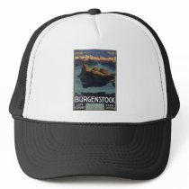 Vintage Travel Poster Ad Retro Prints Hat