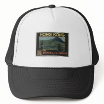 Vintage Travel Poster Ad Retro Prints Trucker Hat