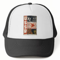 Vintage Travel Poster Ad Retro Prints Mesh Hats