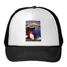 Vintage Travel Poster Ad Retro Prints Hats