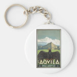 Vintage Travel Poster Ad Retro Prints Key Chains