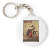 Vintage Travel Poster Ad Retro Prints Keychain