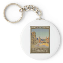 Vintage Travel Poster Ad Retro Prints Keychains