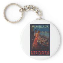 Vintage Travel Poster Ad Retro Prints Keychains