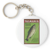 Vintage Travel Poster Ad Retro Prints Keychain