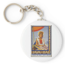 Vintage Travel Poster Ad Retro Prints Key Chains