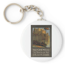 Vintage Travel Poster Ad Retro Prints Key Chains