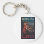 Vintage Travel Poster Ad Retro Prints Keychains
