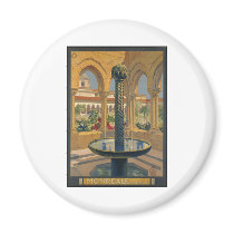Vintage Travel Poster Ad Retro Prints Magnet