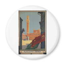 Vintage Travel Poster Ad Retro Prints Fridge Magnets