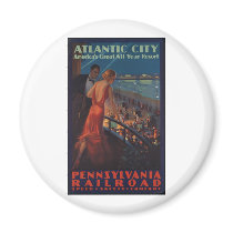 Vintage Travel Poster Ad Retro Prints Fridge Magnet
