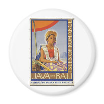 Vintage Travel Poster Ad Retro Prints Fridge Magnets