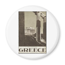 Vintage Travel Poster Ad Retro Prints Magnet