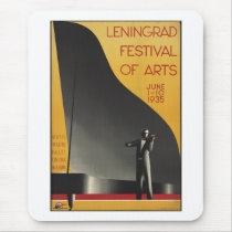 Vintage Travel Poster Ad Retro Prints Mousepads