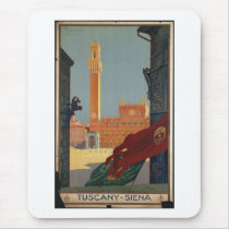 Vintage Travel Poster Ad Retro Prints Mousepad