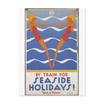 Vintage Travel Poster Ad Retro Prints Postcard