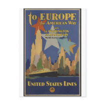 Vintage Travel Poster Ad Retro Prints Postcard