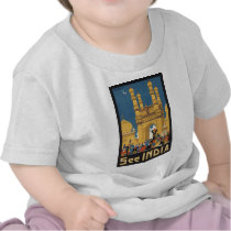 Vintage Travel Poster Ad Retro Prints T-shirt