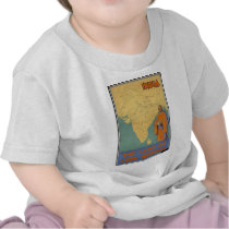 Vintage Travel Poster Ad Retro Prints Tee Shirt