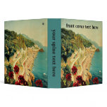 Vintage Travel Poster, Amalfi, Italy Vinyl Binders