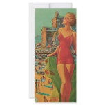 Vintage Travel Poster; Atlantic City Personalized Rack Card