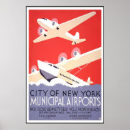 Vintage Travel Poster City Of New York