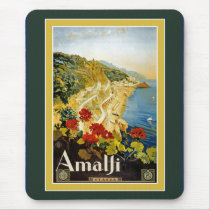 Vintage Travel Poster For Italy Mousepad