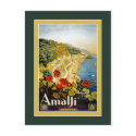 Vintage Travel Poster For Italy Postcard postcard