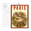 Cartaz do curso do vintage, France cartées postais by YesterdayCafe Cartaz do curso do vintage, France cartées postais