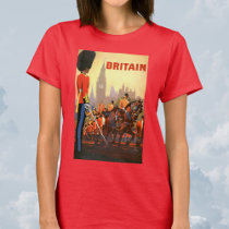 Vintage Travel Poster, Great Britain, England Tshirts