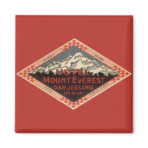 Vintage Travel Poster, India magnets by YesterdayCafe Vintage Travel Poster, India magnets