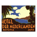 Vintage Travel Poster, Indonesia Invitations