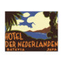 Vintage Travel Poster, Indonesia Postcard