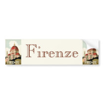 Vintage Travel Poster, Italy bumper stickers by YesterdayCafe Vintage Travel Poster, Italy bumper stickers