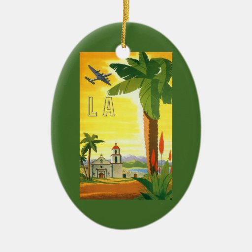 vintage travel poster los angeles california christmas vintage travel poster los angeles california christmas