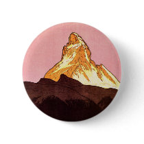 Vintage Travel Poster, Matterhorn, Switzerland Pin