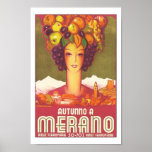Vintage Travel Poster - Merano, Italy