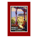 Vintage Travel Poster Monaco Monte Carlo posters